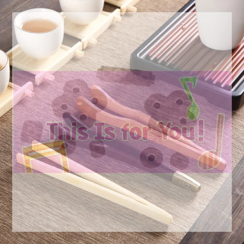 【MA】High-Quality Wood Tongs Sturdy & Durable For Serving Toast, Cheese, Fruits, Salad | Lightweight, Easy Grip