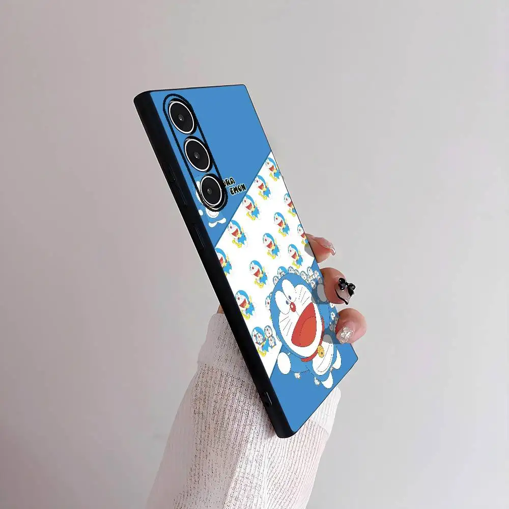 Funda de teléfono de dibujos animados D-Doraemons, funda de TPU suave y agradable para la piel, Compatible con Samsung S21/S22/S23/S24/S25 FE/Plus/Ultra