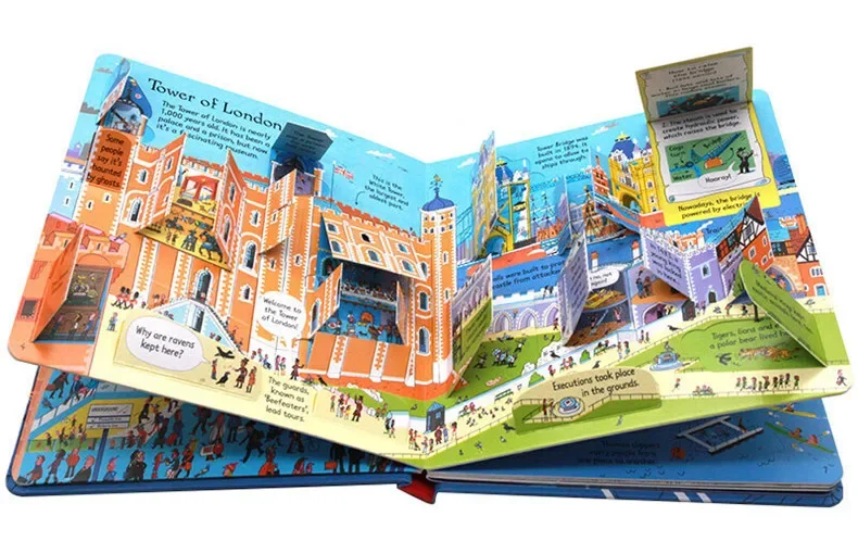 Usborne Look Inside London,Children's books aged 3 4 5 6, English picture books, 9781409582076