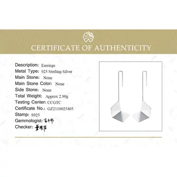 蓮花趣味長版垂墜耳環,18K金簡約摺紙藝術吊墜耳環,925純銀時尚精緻首飾 12 最佳銷售 蓮花樂趣 - №8