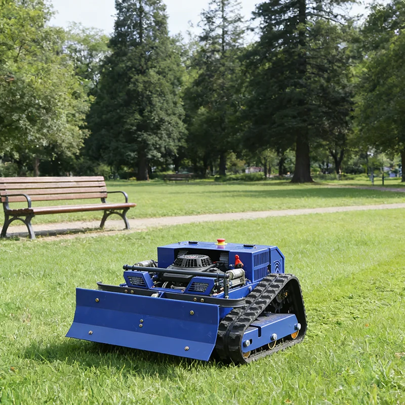

Customized tracked remote-controlled lawn mower for all terrain weeding in mountainous areas, orchards, and orchards