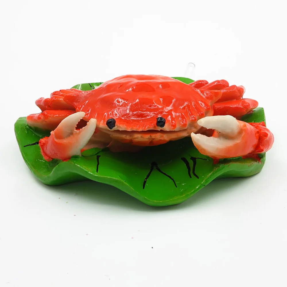 uatic aquarium landscaping resin crafts simulation animal decorations Pneumatic products can be connected to oxygen pumps crabs