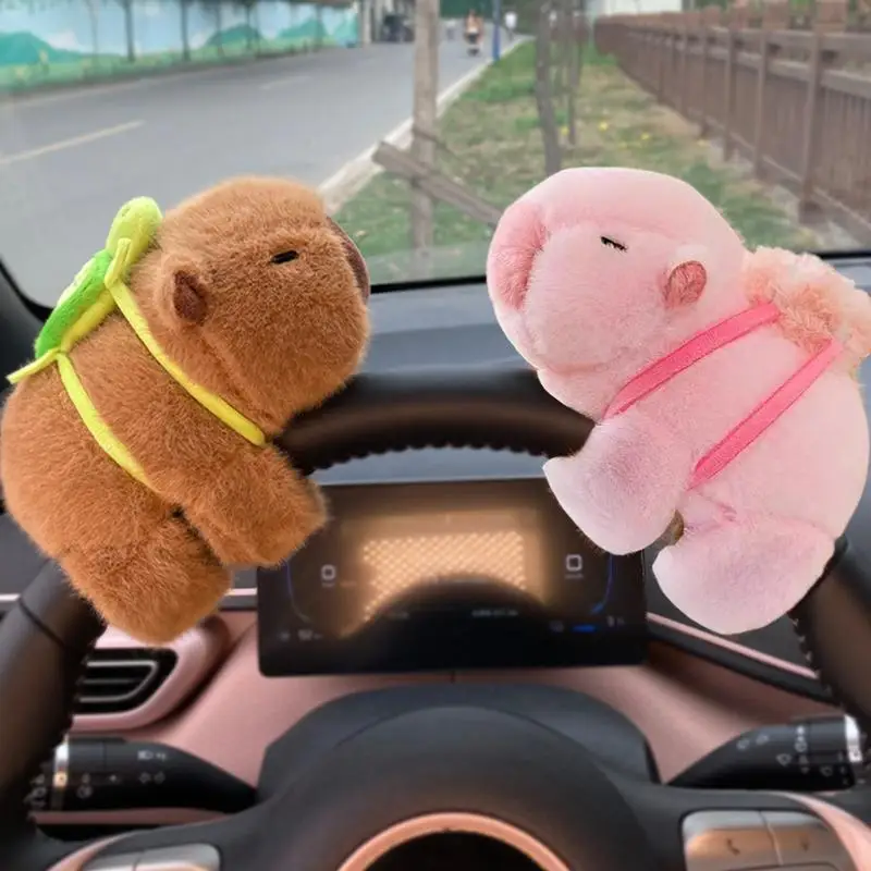 Animal Slap Bracelets 9in Capybara Ring Wrist Huggers Carrying Turtle Capybara Plush Wrist Band Bracelet Capybara Plush Toy For