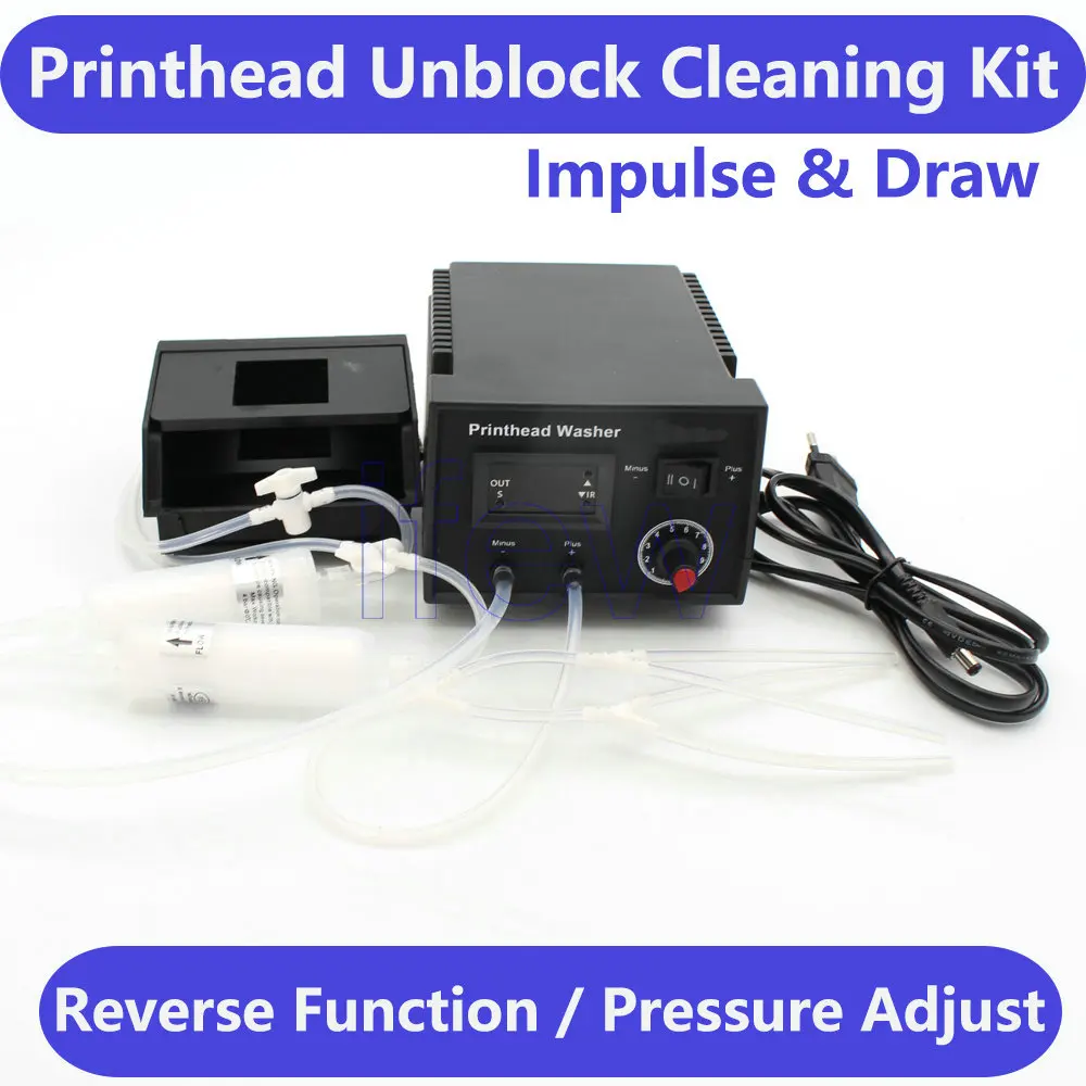 Imagem -03 - Impulse Cleaning Liquid Device Desbloquear para Reparo de Cabeça de Impressão Wash Draw Printhead I3200 Dx6 L1800 L805 Clean Tool