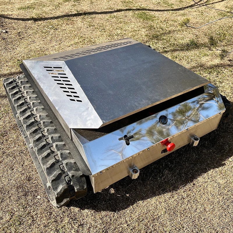 

Customized remote-controlled lawn mower with stainless steel casing, high-power and fast weed removal, 2026 new model