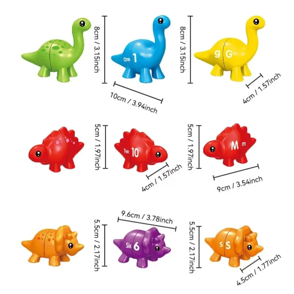 Lettres en plastique, lettres assorties, jouet, motif de comptage des nombres, tri des couleurs Double face, jouet Montessori, Puzzle Portable