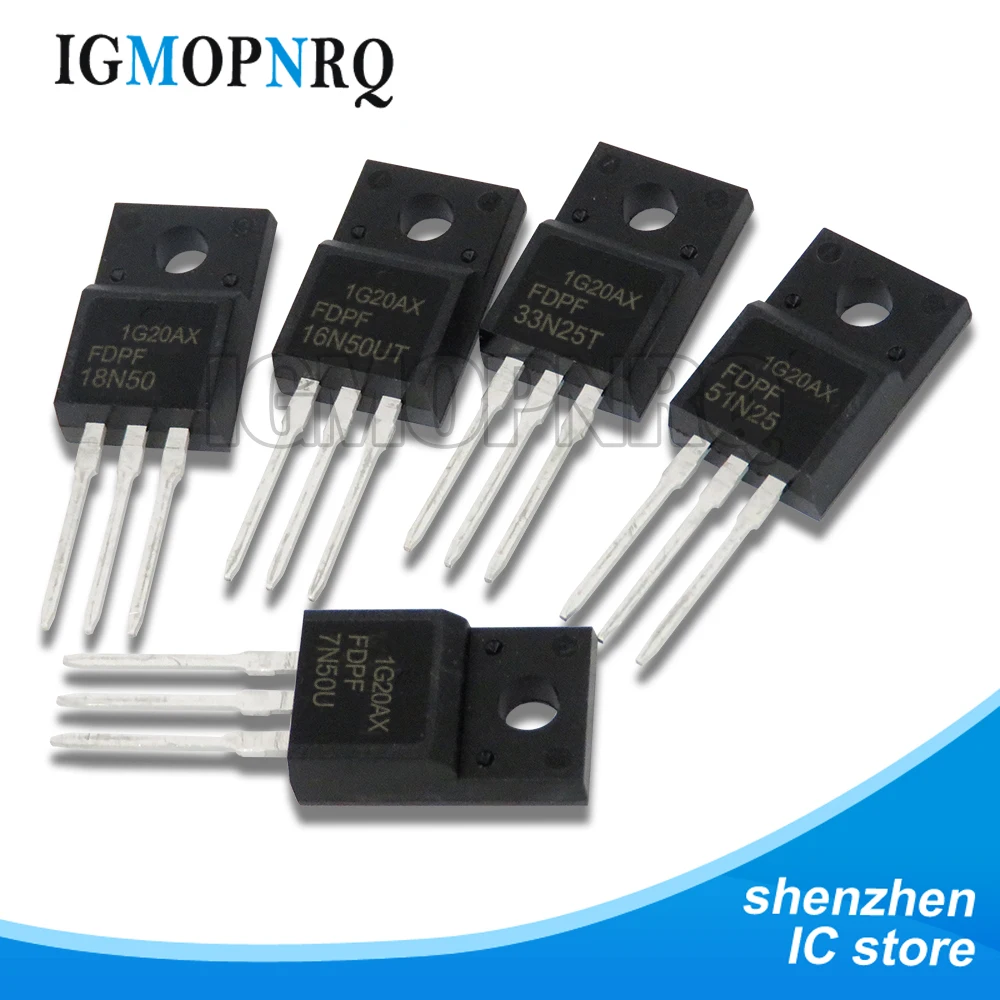 10pcs FDPF18N50 TO-220F FDPF51N25 51N25 TO220 18N50 new transistor