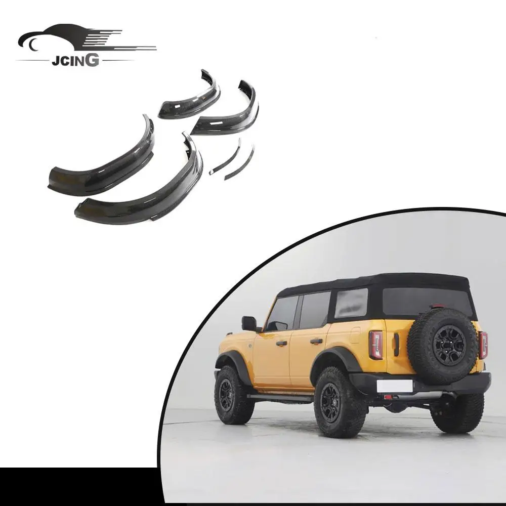 

High End Car Modified Carbon Fiber Wheel Arch Trims for Ford Bronco 2021-22
