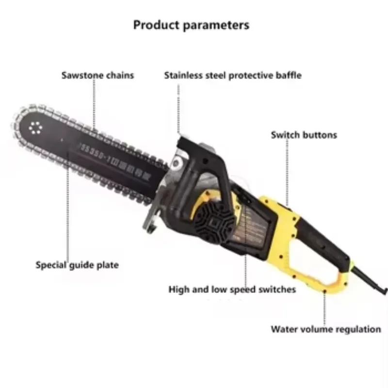 New electric chain saw wall cutter manual concrete cutter with diamond saw cutter core components including engine pump