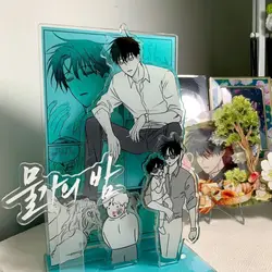 Korean Manhwa Manwha BL Night By The Sea Water Yeo Taeju Yaoi Boys Love Anime Figure Acrylic Stand Figurine for Desk Decoration