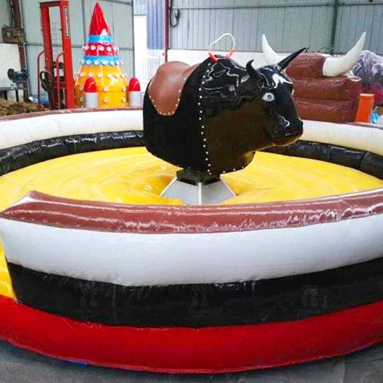 Crazy Commercial Mechanical Inflatable Bull Riding Mechanical Bull Ride Machine Adults