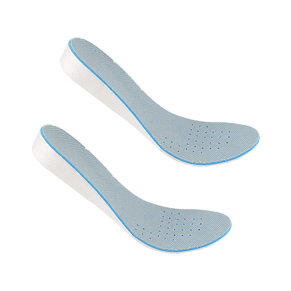 

1 Pair Heightening Insoles Eva Shock Absorbing Sweat Proof Shoe Pads Comfortable Arch Support Lightweight Breathable Non Slip