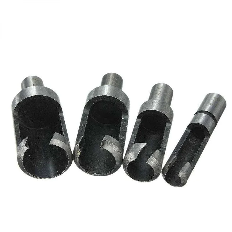 

Wood Plug Cutting Drill Bits Plug Hole Cutter Tenon Dowel Maker 8pcs Drill Bits