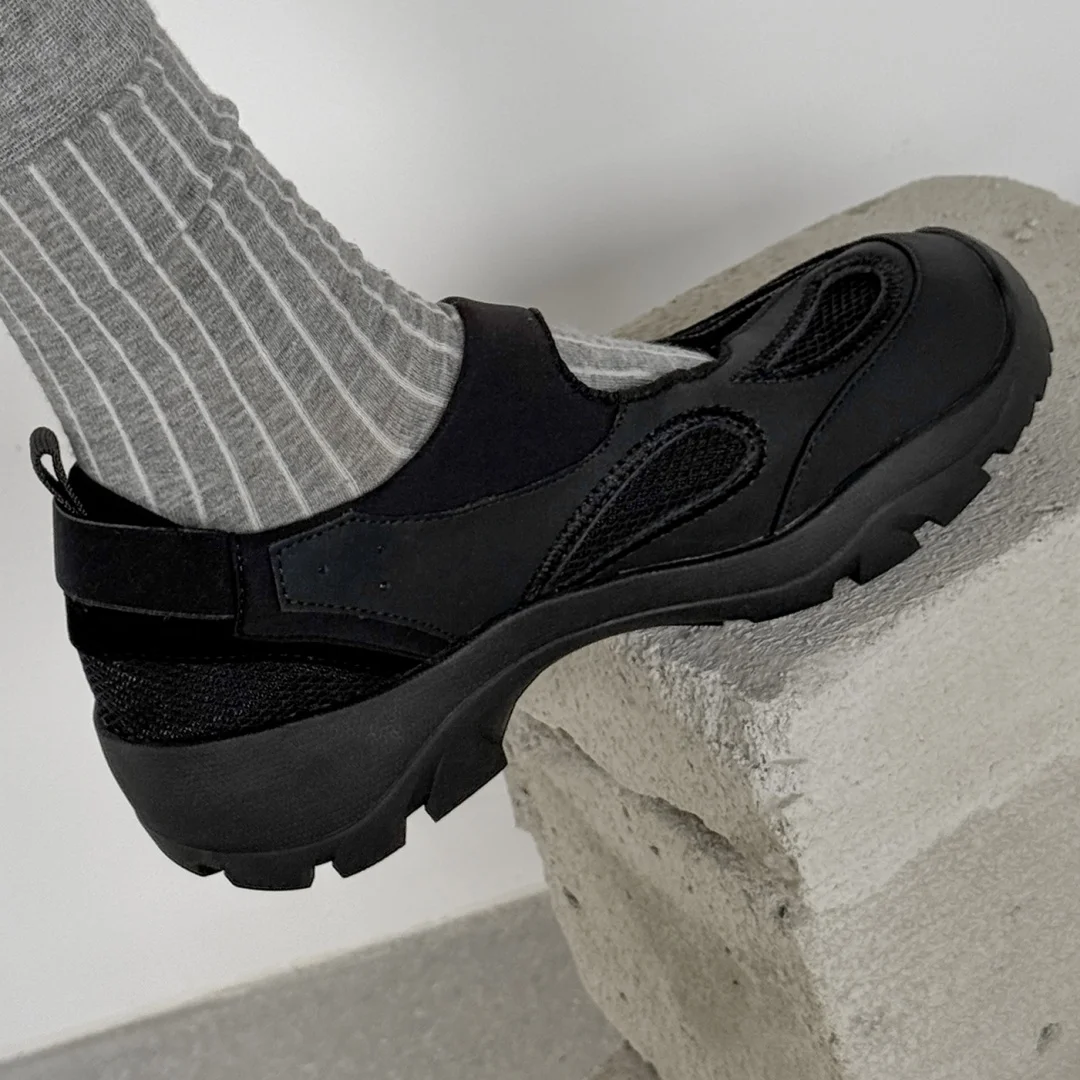 

Women's genuine leather air mesh patchwork slip-on Mary Jane flats sneakers leisure high quality soft comfortable walk shoes hot