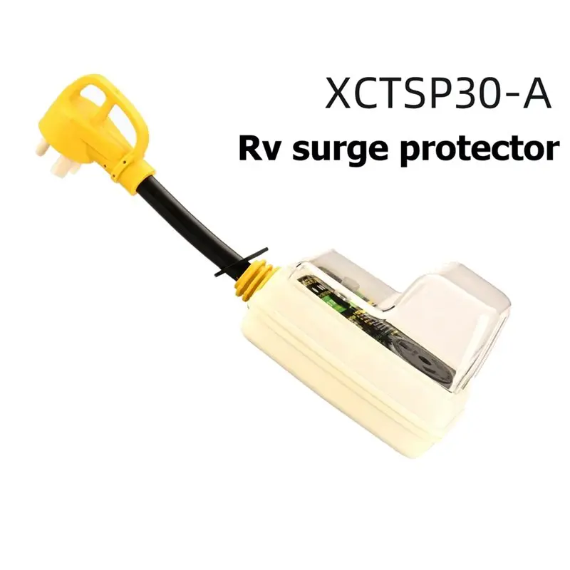 WF-For RV Surge Protector US Plug- 30A NEMA TT-30P IP65 Waterproof Dustproof Design For RV Travel Trailer Use
