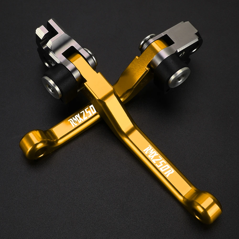 

CNC Aluminum Motorcoss For SUZUKI RMX250R 1993 1994 1995 Pit Dirt Bike Pivot Foldable Brake Clutch Levers Motorcycle Accessories
