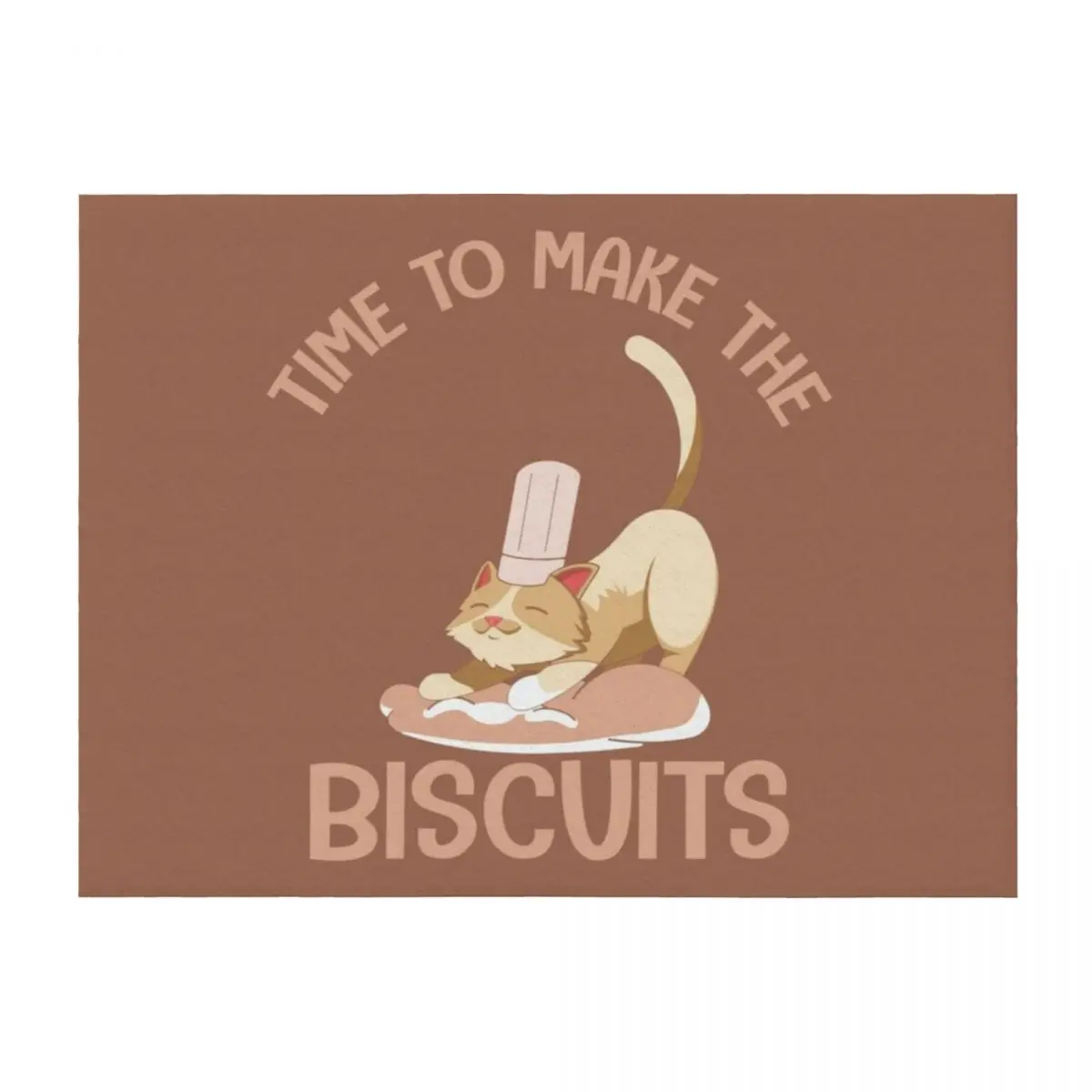 

Cat Making Biscuits Throw Blanket warm winter Flannel Fabric manga Multi-Purpose Blankets