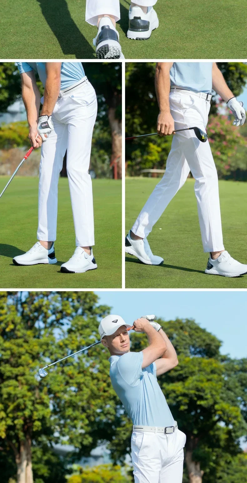 PGM Herren Golfhose Frühling/Sommer Sporthose mit elastischem Gürtel KUZ200 – Detail 12