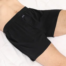 2pcs 100% Cotton Underwear Men Loose Shorts Men's Panties boxer male plus Large big size Comfortable Soft Solid under wear sexy