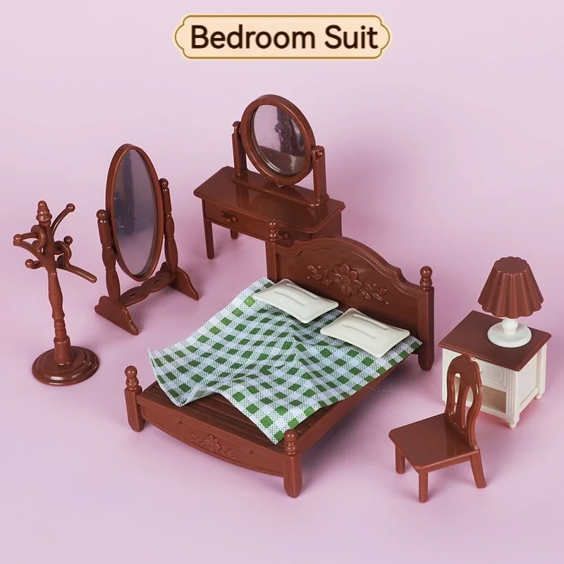 Miniaturowy stół do jadalni dla lalek, akcesoria do domku dla lalek, zabawki dla dziewczynek, zabawa w udawanie, prezent, skala G1.