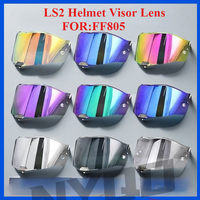 Original LS2 THUNDER Motorcycle Helmet Visor LS2 FF805 Transparent Chrome Red Extra Shield