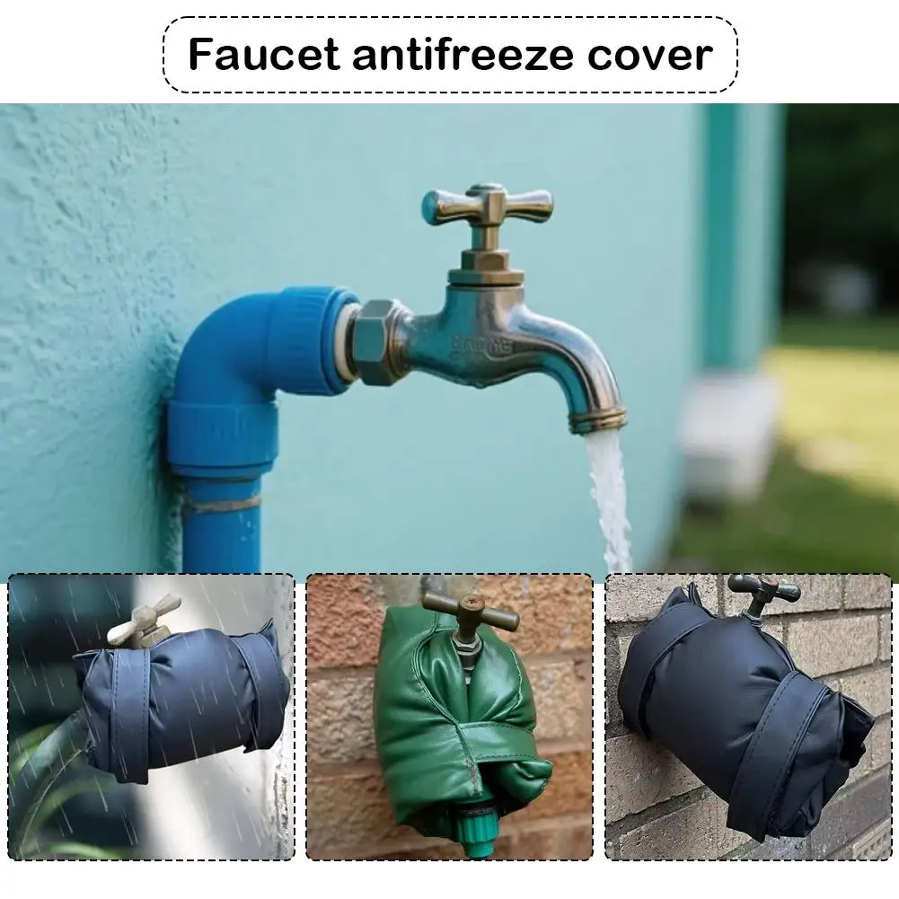 

Зимний чехол для смесителя, защита от замерзания, теплоизоляционный чехол, легкий дизайн, защита для крана на открытом воздухе, Новое поступление