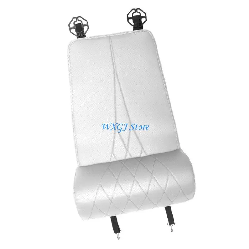 

37JE Leather Vehicle Pad Extended Thigh Support Comfort for Long Journeys Use