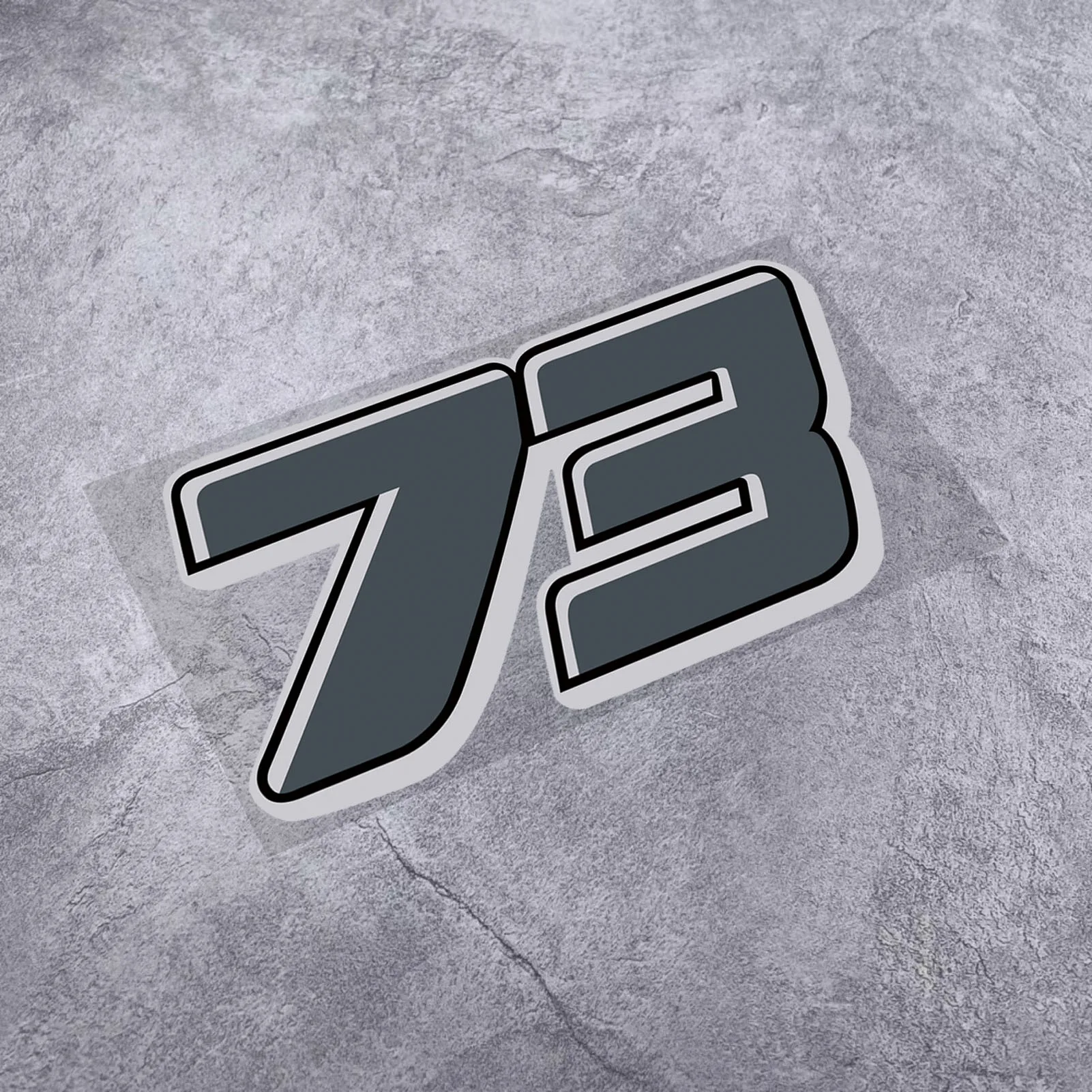 ملصقات فينيل بتصميم السيارة ، رقم سباق مخصص ، 77 ، 25 ، 73 ، زين ، موتوكروس ، خزان الوقود ، شارات الجسم