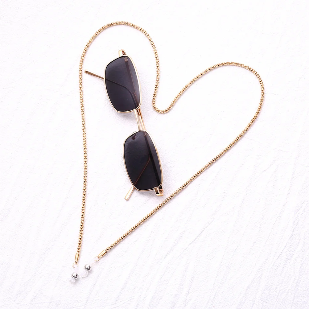 

Corn-Like Texture Eyeglasses Chain Fashion Alloy Golden Durable Anti-Slip Neck Strap Glasses Cord Sunglasses Rope