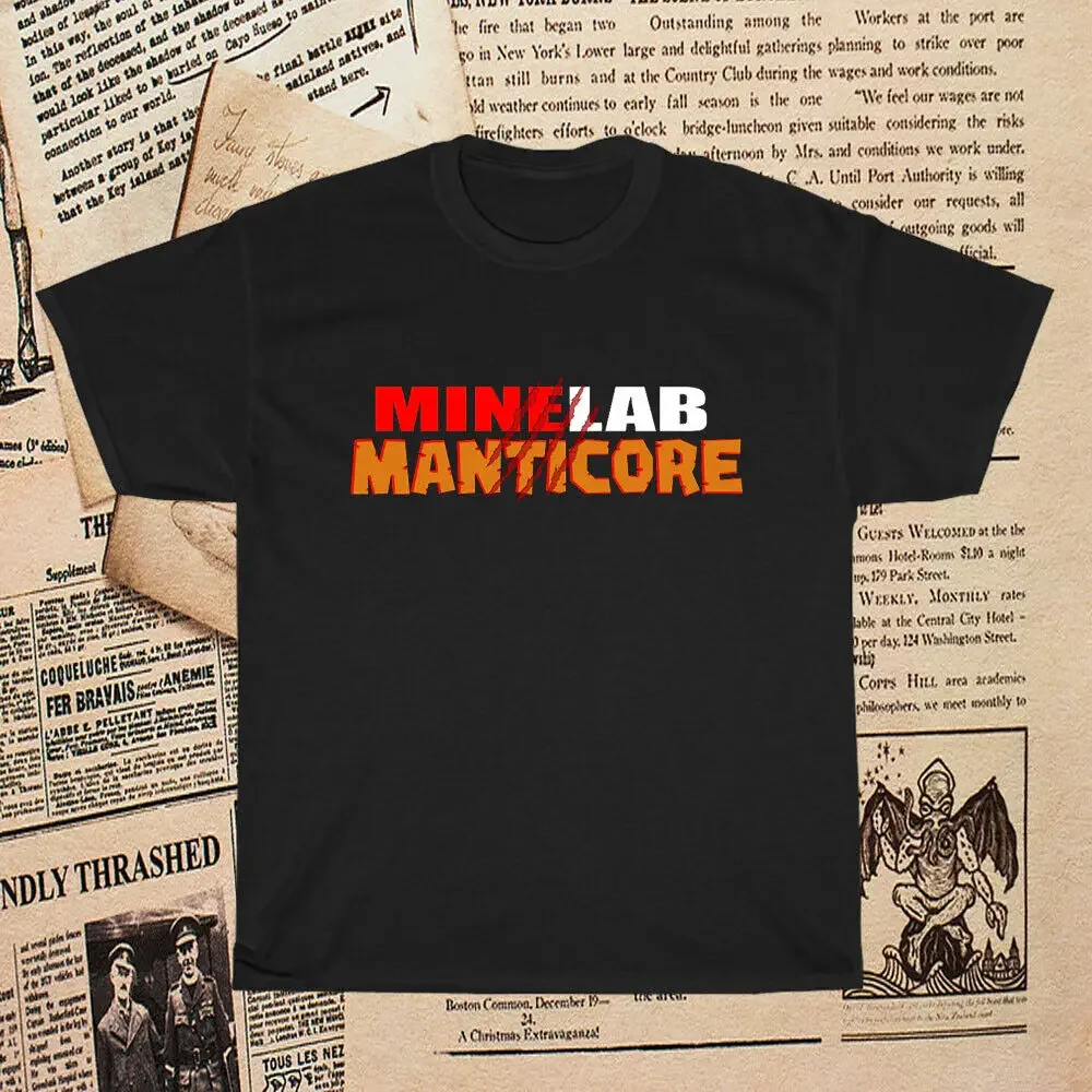 New Minelab Manticore Logo Men's T-shirt funny size S to 5XL