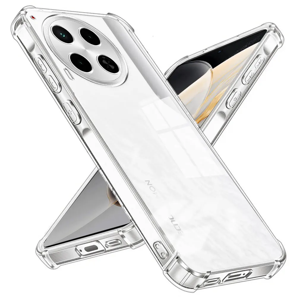 Funda de teléfono para Tecno Camon 30 4G 5G 30S Pro Camon 30 Pro 30 Premier 5G funda Airbag a prueba de golpes TPU transparente funda trasera de silicona suave