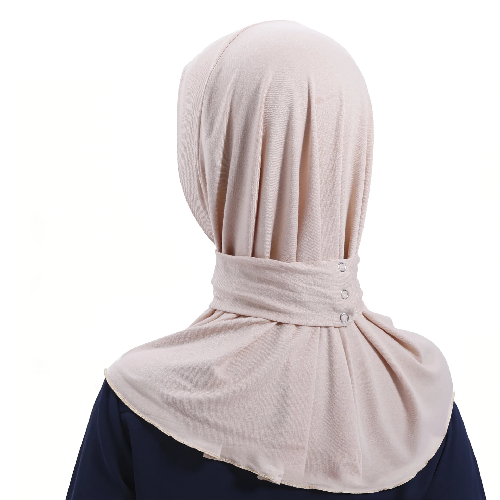 

Лидер продаж, популярный новый модальный чехол из чистого хлопка, три пуговицы, женский платок на шнуровке, шляпа, внутренняя шляпа, шарф с ремешком