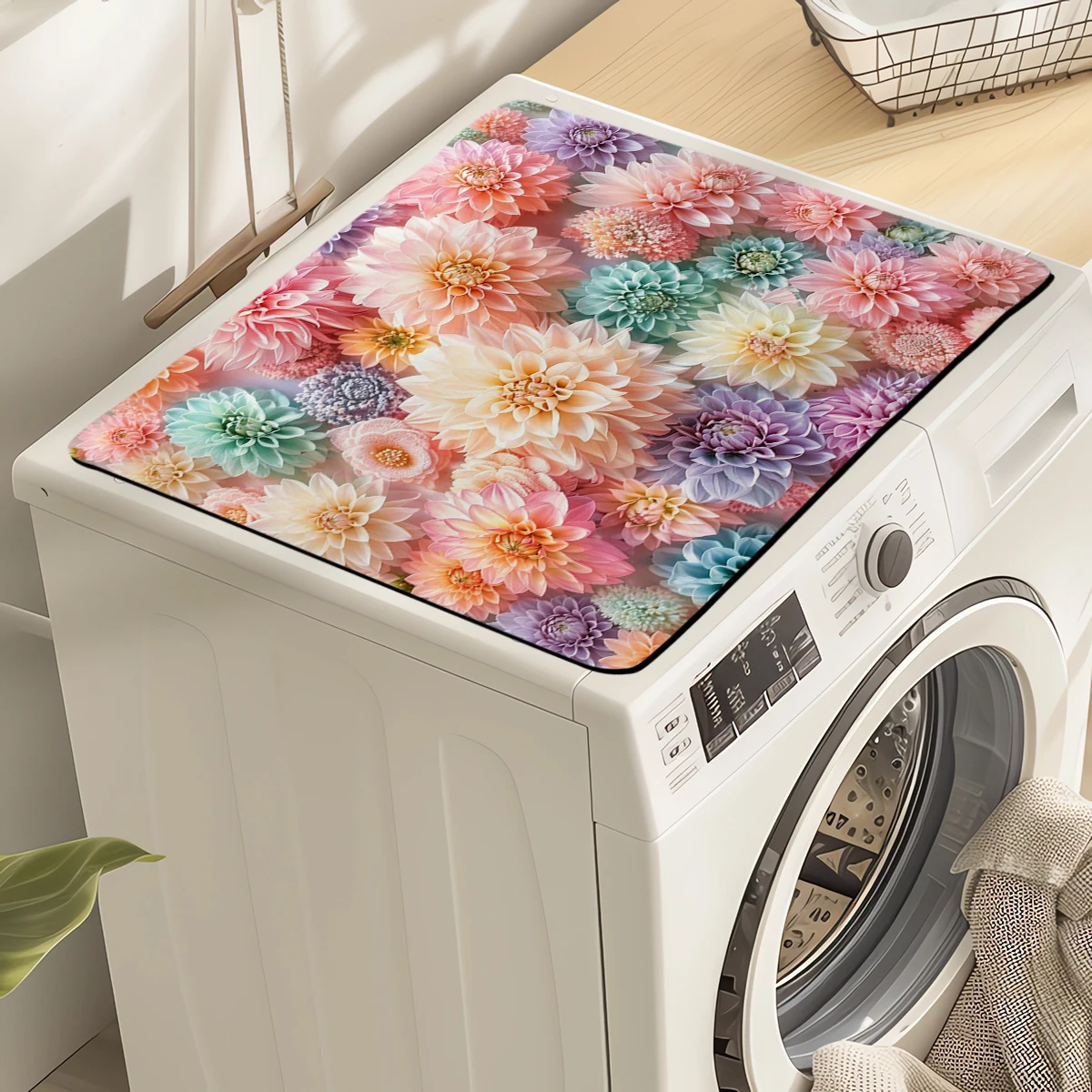 Vibrant Lighthouse Pattern Polyester Absorbent Mat - Decorative Floor Mat for Home, Stylish Entryway & Living Room Decor