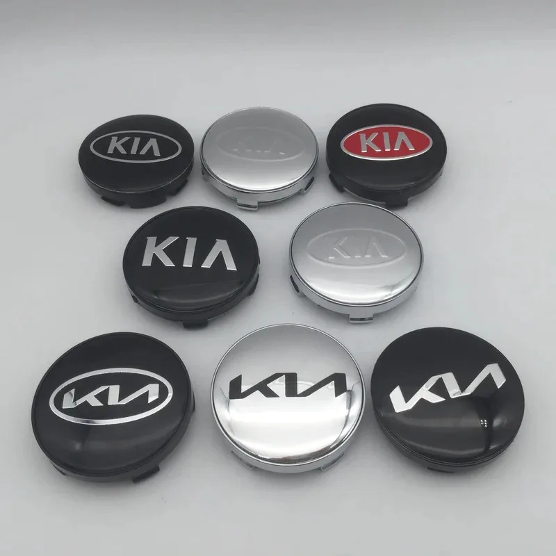4pcs 3D 56mm 60mm 58mm 68mm For Car emblem Wheel hub Center Cap Badge covers sticker Decals Styling accessories