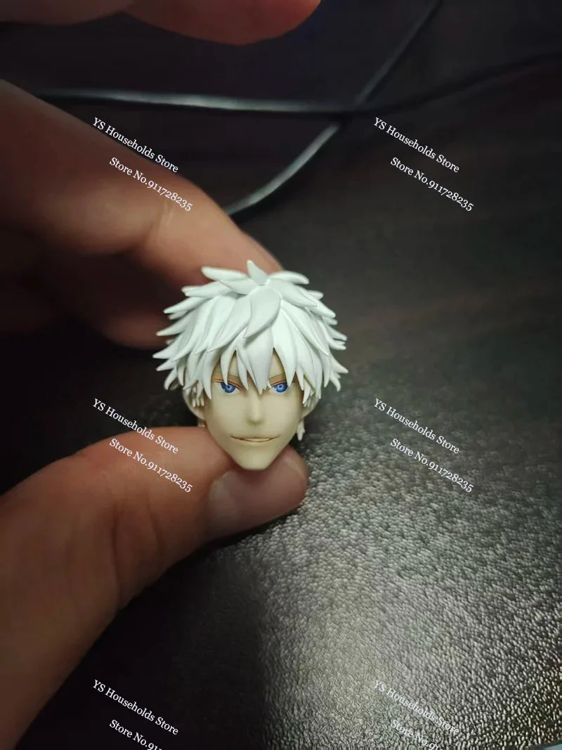 1/12 Jujutsu Kaisen Satoru Gojo Man Soldier Delicate Painted Head Sculpt Customization For 6" Shf Vtoys Romankey Soldier Body - view 5