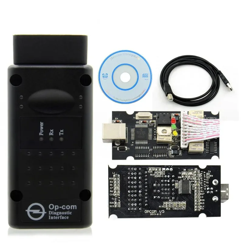 OP-COM V1.99 for Opel, PIC18F45K80 & FTDI Chip Car Diagnostic Tool