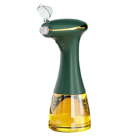 Electric Olive Oil Spray Bottle Dispenser Detachable Soy Sauce Vinegar Storage Bottle for Kitchen Oil Sprayer Green