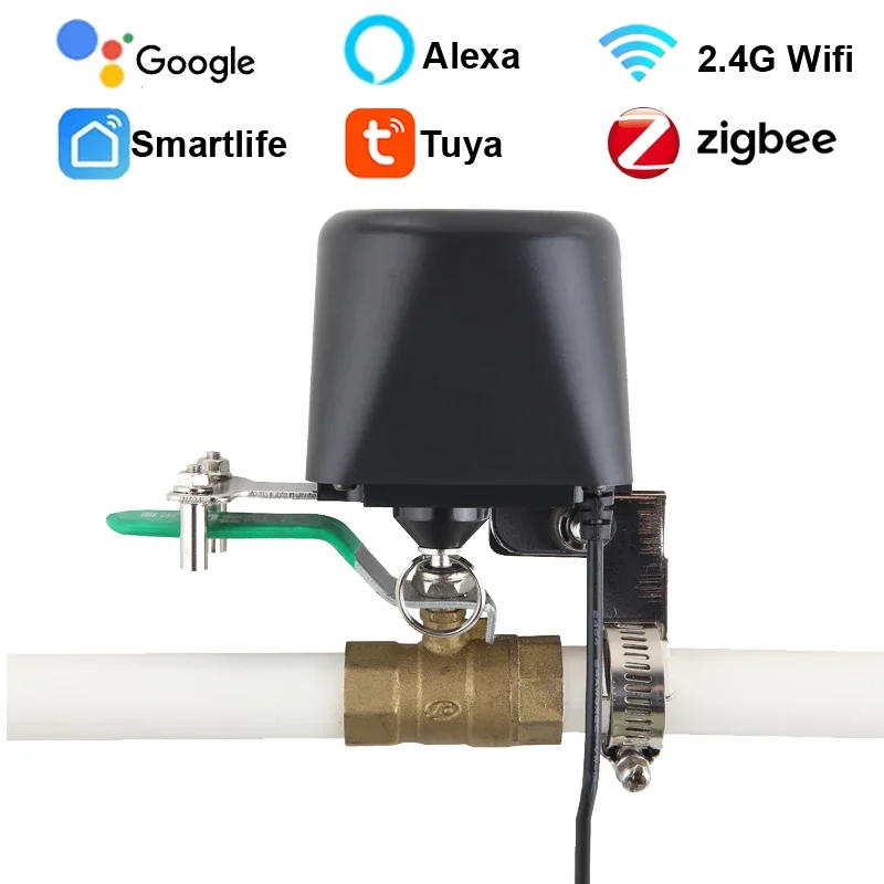 Smart WiFi Water Valve Zigbee Gas Valve Timer Garden Smart Faucet Controller Support Alexa Google Assistant Smartlife