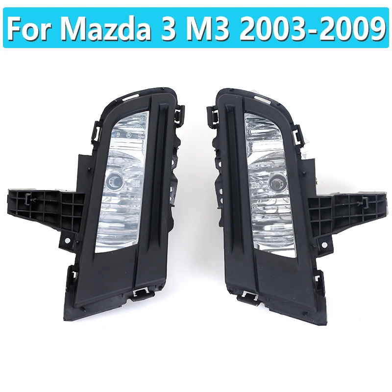 Foglights 12V 51W For Mazda 3 M3 2003 2004 2005 2006 2007 2008 2009 Front Bumper Fog Light With Line