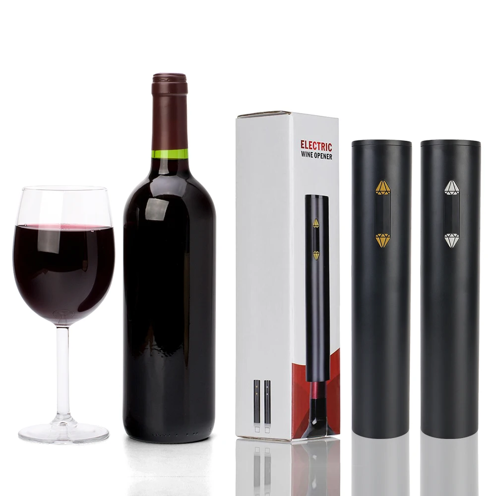 Electric Easy Red Wine Bottle Opener Automatic Electric Wine Bottle Opener With Foil Cutter Kitchen Accessories Gadgets Opener