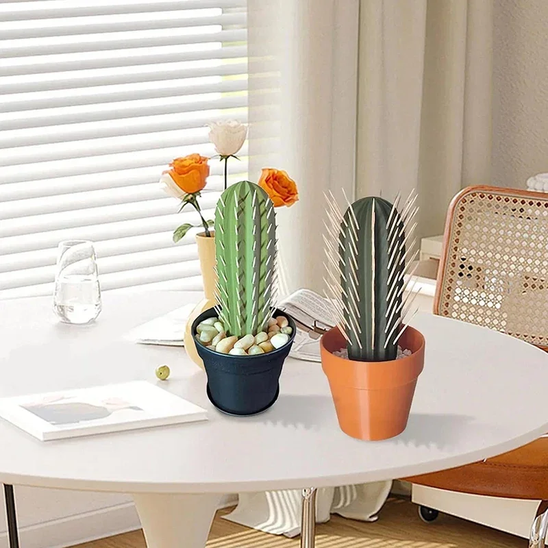 Toothpick Holder-Cactus Toothpick Dispenser 3D Printed Cactus Toothpicks Container Holders Decorative Multifunctional Succulents view 5