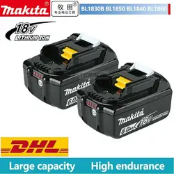 Original Makita 18V Battery 6AH 18AH Li-ion Replacement LXT BL1860B BL1850 BL1830 DHP482 RFX9 LXT400 for Cordless Drills