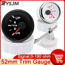 Boat Trim Gauge for Inboard Outboard Engine 52mm Marine Trim Tilt Indicator Meter Up-Down Right Left Display DN~UP customized