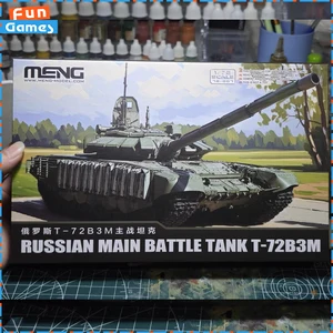 MENG 1/72 Tank Tempur Utama Rusia T-72B3M Merakit Gambar 72-007 Perakitan Model Hadiah Mainan Plastik Kustom Koleksi Tidak Berwarna 6 model caterpillar penjualan terbaik - №
