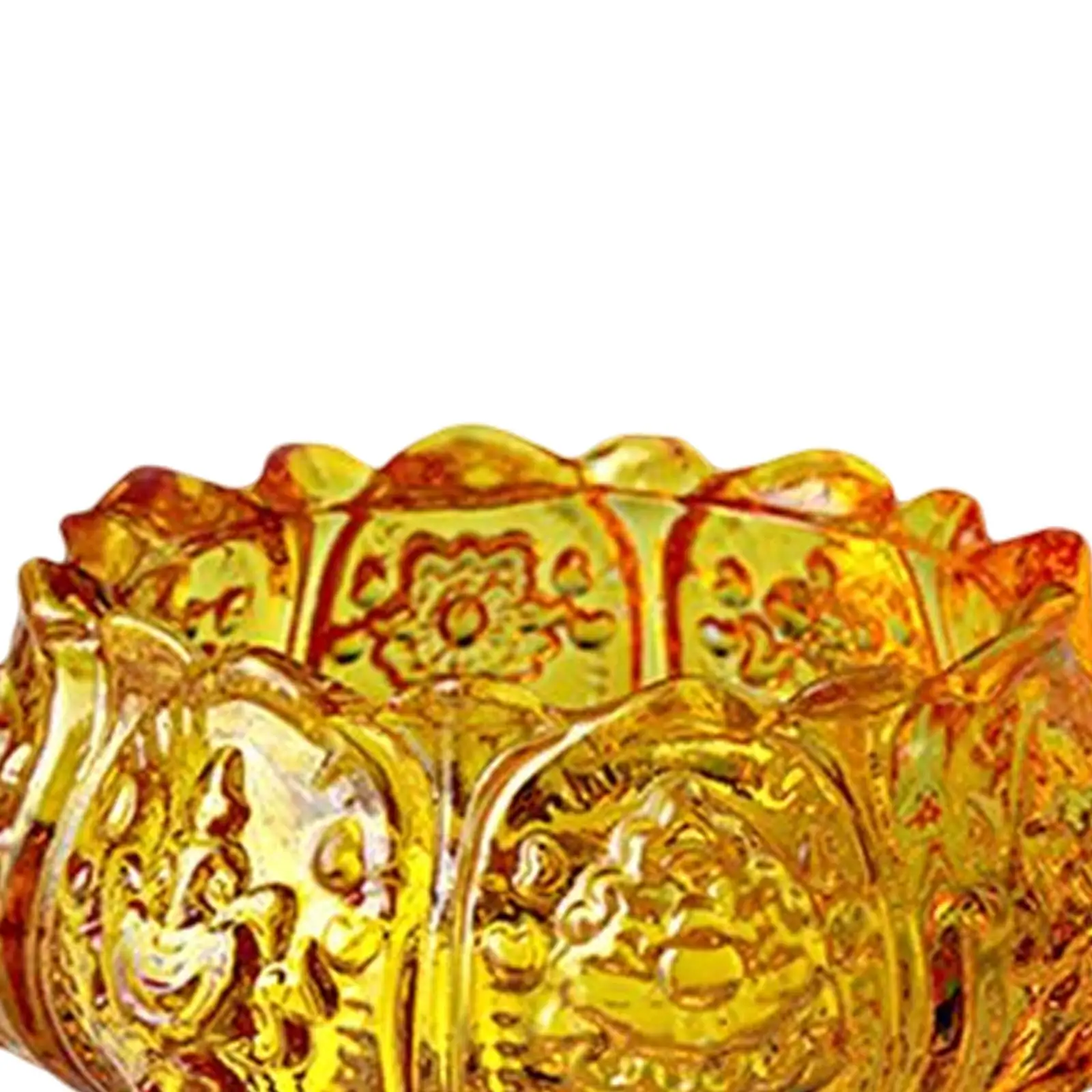 Crystal Lotus Candle Tealight Holder for Buddhist Supplies Bedroom Party
