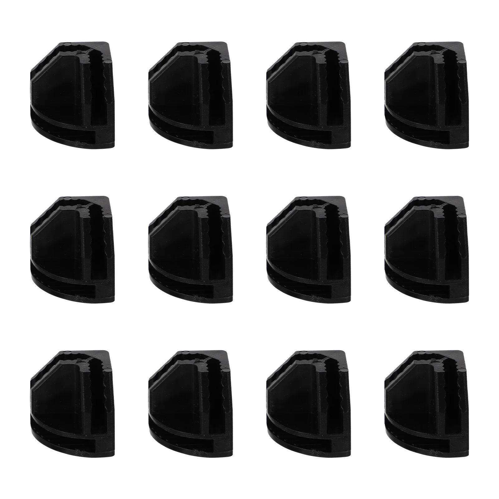 

12Pcs Closet Connectors Plastic Material Easy Install Cabinet Fasteners DIY Wardrobe Connectors Plastic Closet Connector