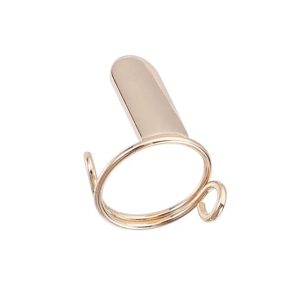 

Reusable Nail Rings Removable Causal Fingertip Nail Rings Easy to Use Silver Color Phalanx Ring for French Fake Nails