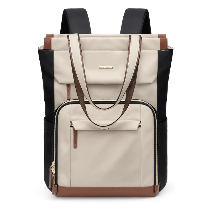 GOLF Large Capacity Backpack for Women Waterproof 16”Laptop Shoulder Bag Large Capacity School Bag Daily Package Travel Bag