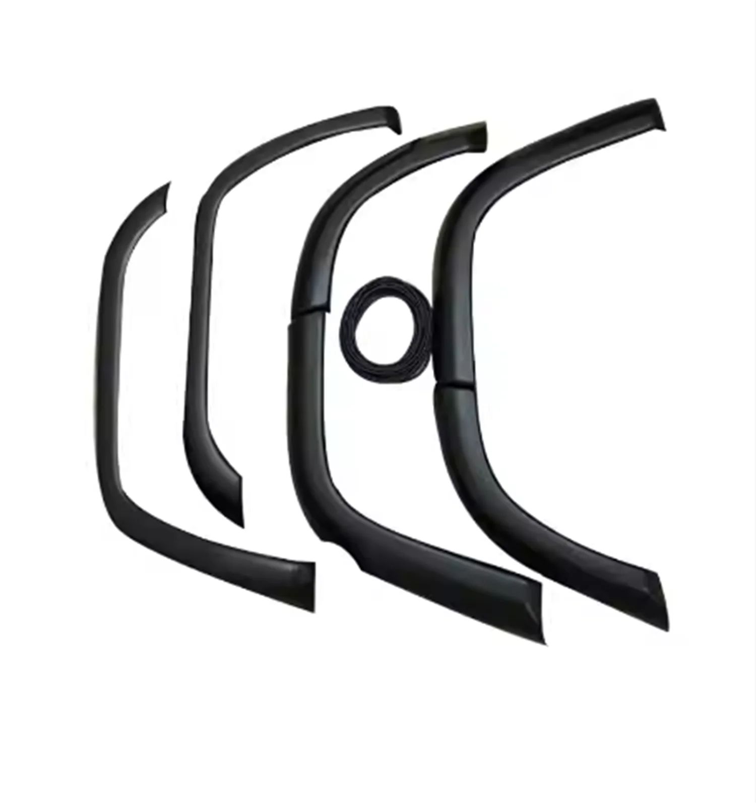 Car Wheel Eyebrow Protector Sticker Trim Fender Flare Anti-scratch for Toyota Land Cruiser LC76