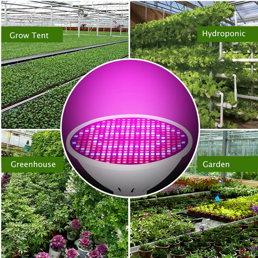 E27 LED Plant Growth Light 48/80/300leds Phyto Grow Lamp Cup For Cultivate Flower Seeds Hydroponic  Indoor Garden Lighting